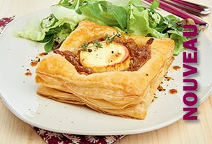 Nouveauté : Tartes Fines Oignons Confits Chèvre Poire